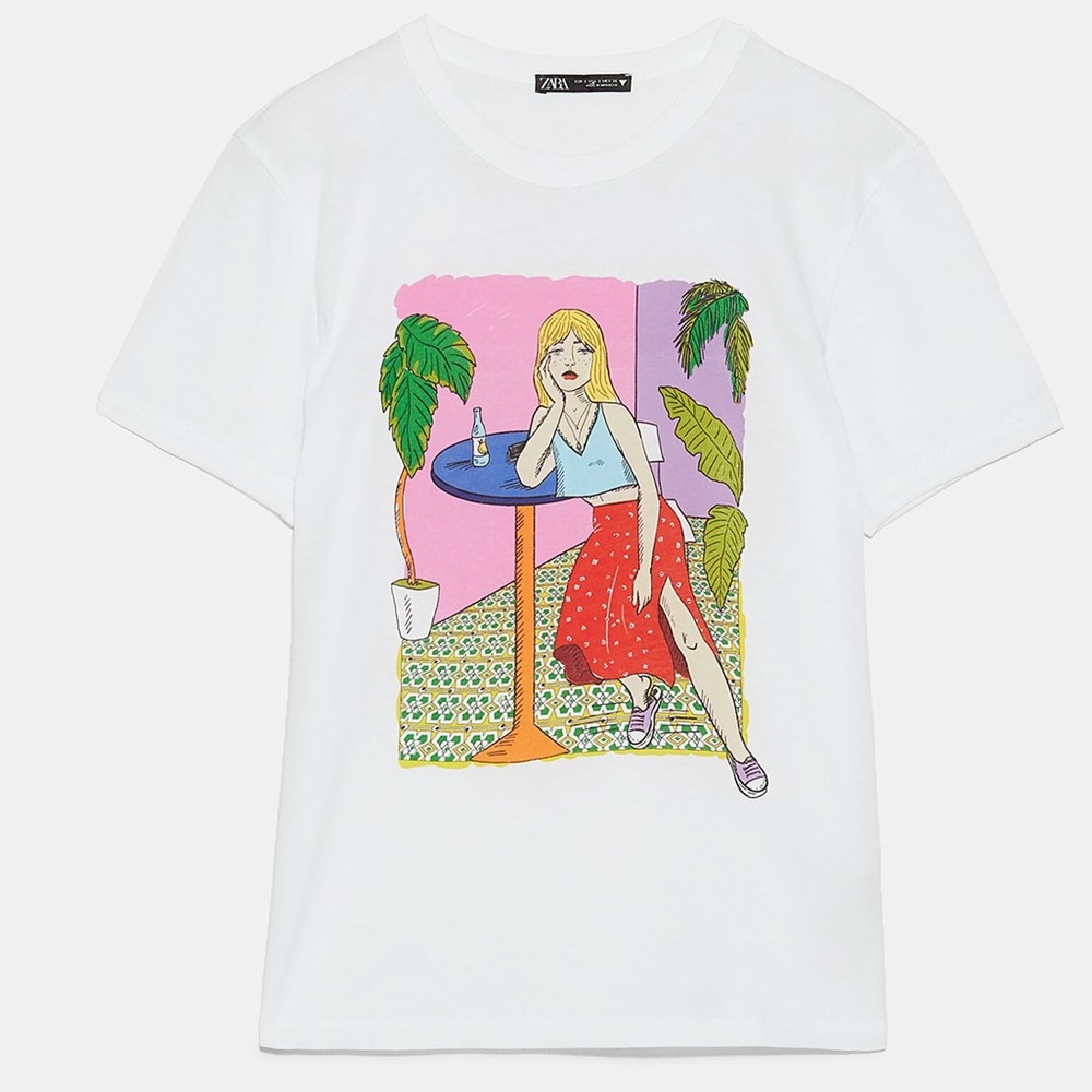 Zara graphic tee